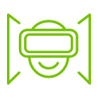 VR headset-120pxin140pxframe Interactive Classroom - Virtual Reality Headset